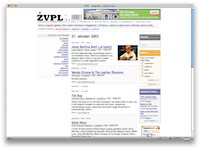 ŽVPL-ov HTML izpis dogodkov